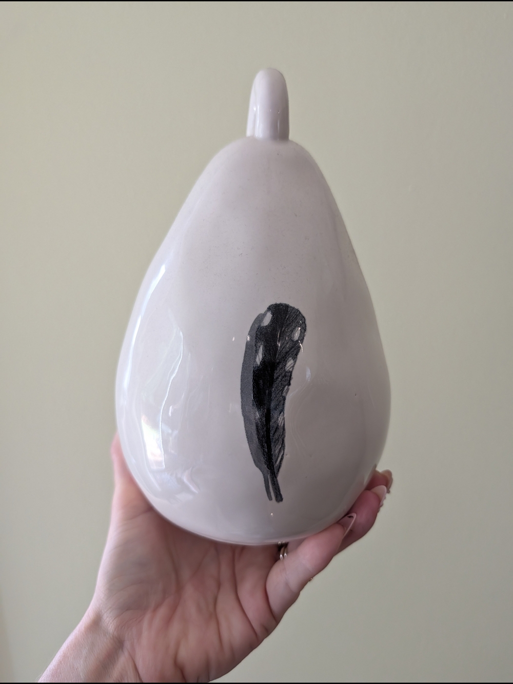 Ceramic Bird Nesting House - White "REST" Design Rae Dunn - Picture 3 of 4